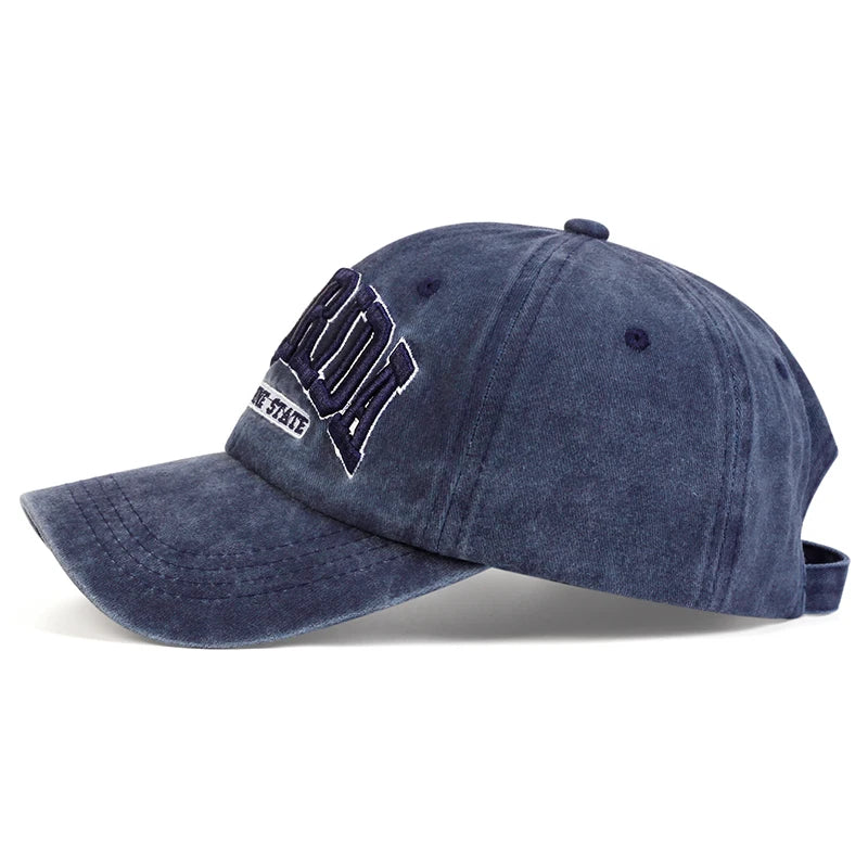 Florida Sunshine State Dad Hat - Navy