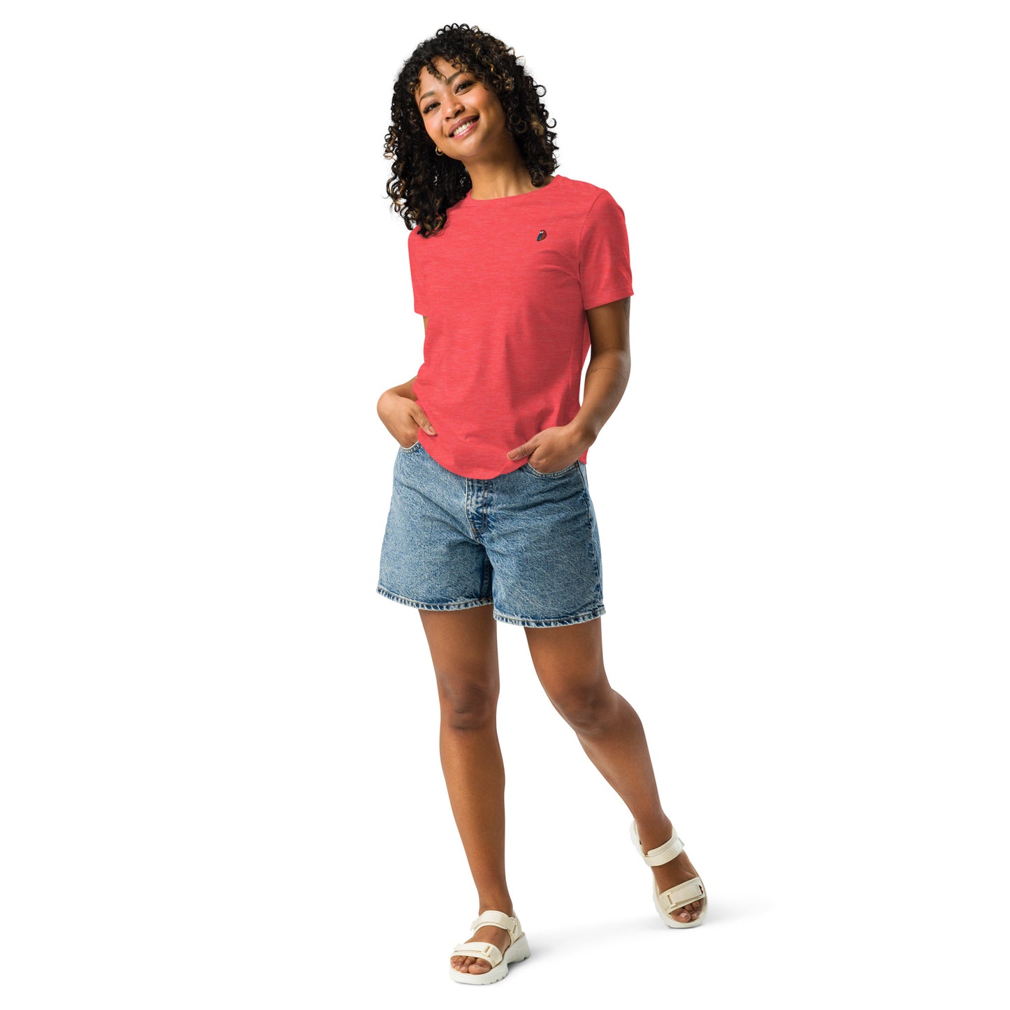 Women's Relaxed Embroidered Logo T-Shirt