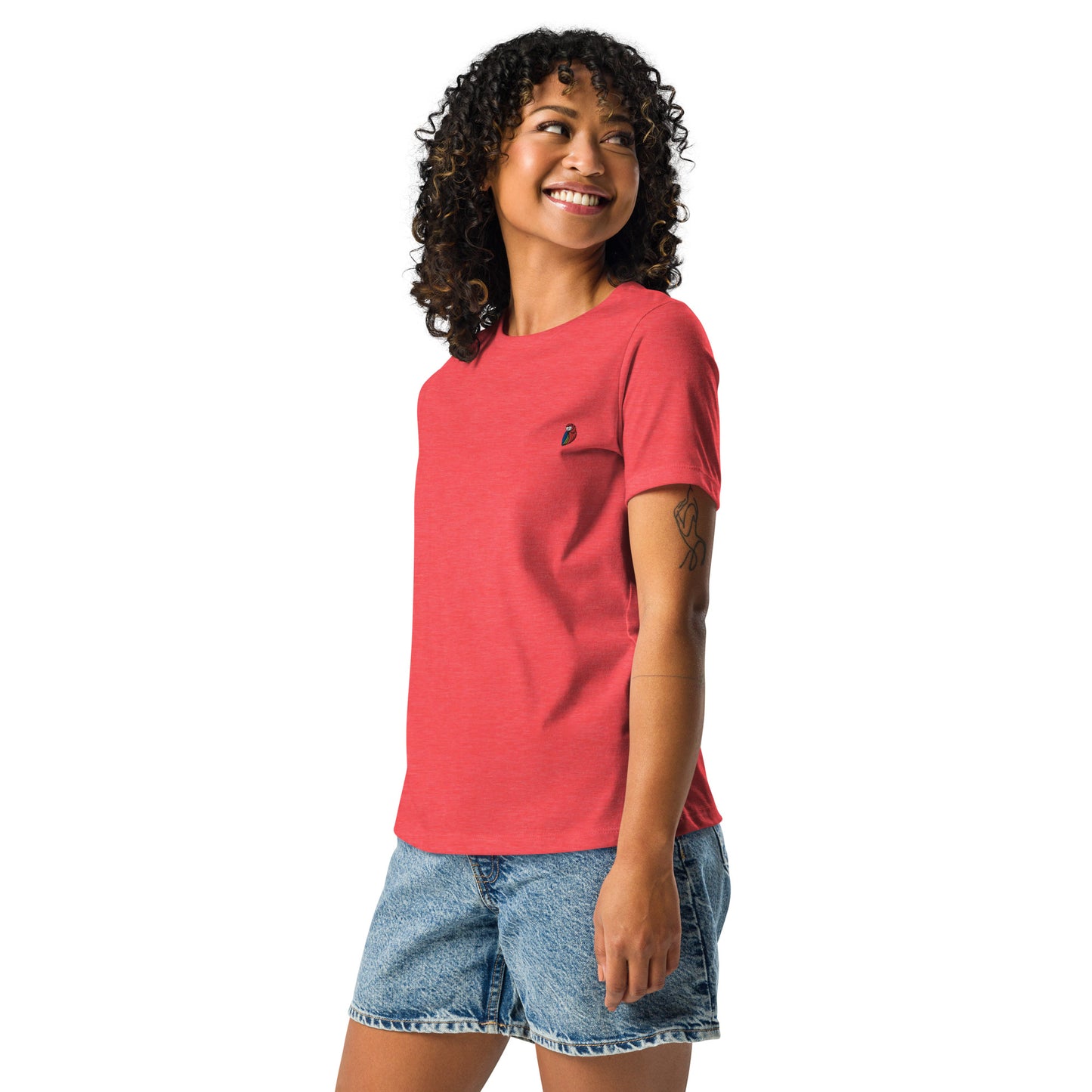 Women's Relaxed Embroidered Logo T-Shirt