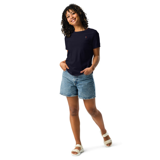Women's Relaxed Embroidered Logo T-Shirt