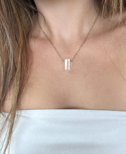 Dainty Crystal Quartz Necklace