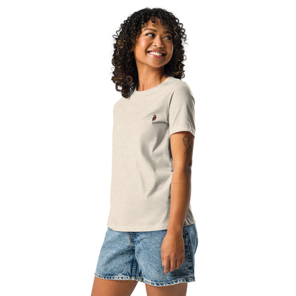 Women's Relaxed Embroidered Logo T-Shirt